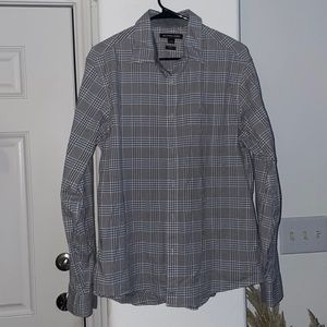 Michael Kors Long Sleeve Plaid Shirt Size L